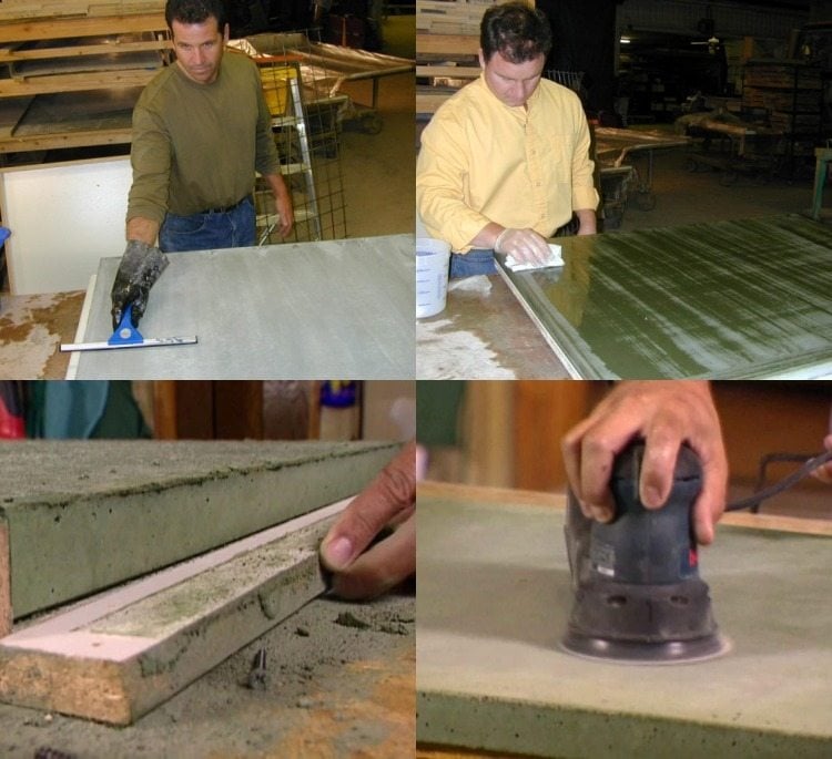 arbeitsplatte-beton-kueche-selber-machen-anleitung-glaetten-polieren-rahmen-entfernen