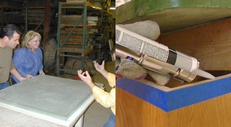 arbeitsplatte-beton-kueche-selber-machen-anleitung-platte-montieren-festkleben