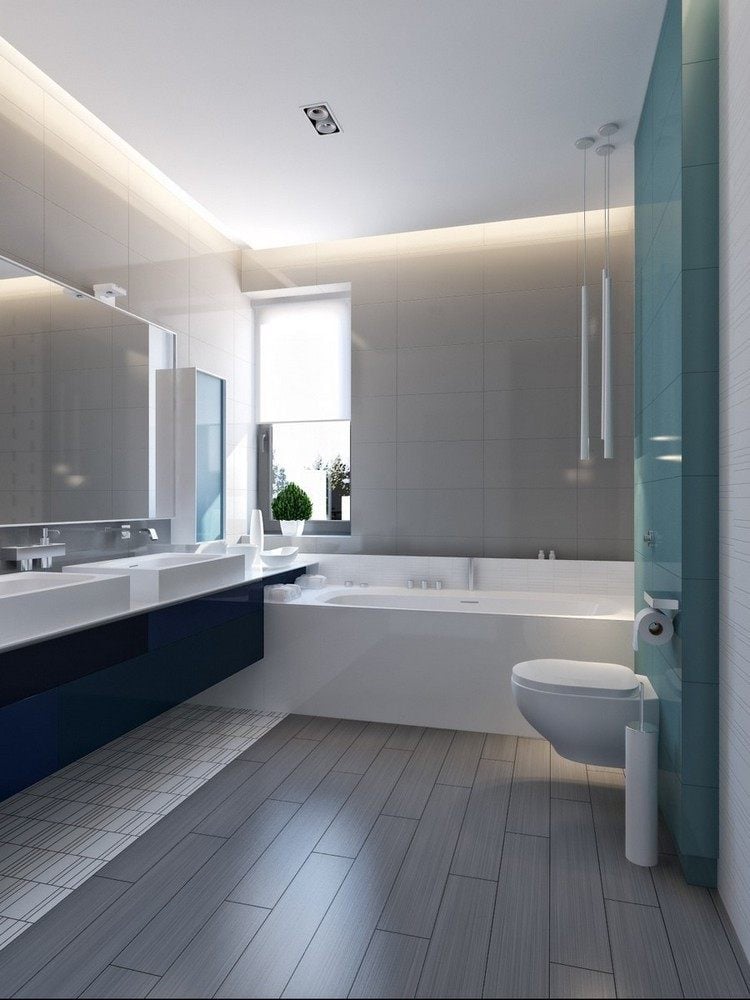 badezimmer-deckenleuchte-led-einbaustrahler-modern-pendelleuchten-stangen