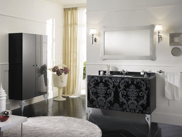 badezimmer-mobel-barock-stil-glamour-schwarz-silber-hochglanz-lack