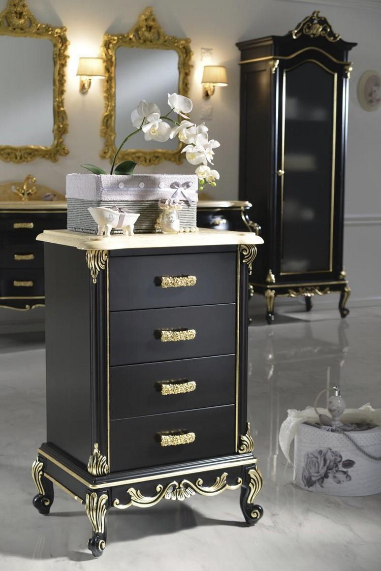 badezimmer-mobel-barock-stil-luxus-schwarz-schrank-goldene-ornamente