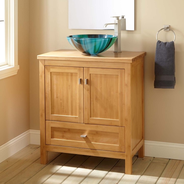 badezimmermobel-bambus-modern-ideen-waschuntertisch-schranktueren-au8fsatzwaschbecken-oval-glas-murano