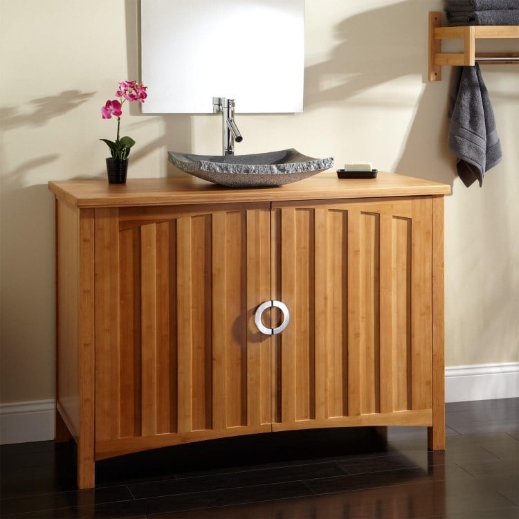 badezimmermobel-bambus-modern-ideen-waschuntertisch-waschschrank-aufsatzwaschbecken-granit-armatur