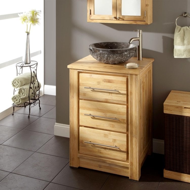 badezimmermobel-bambus-modern-waschunterschrank-schubladen-aufsatzwaschbecken-rund-naturstein-armatur