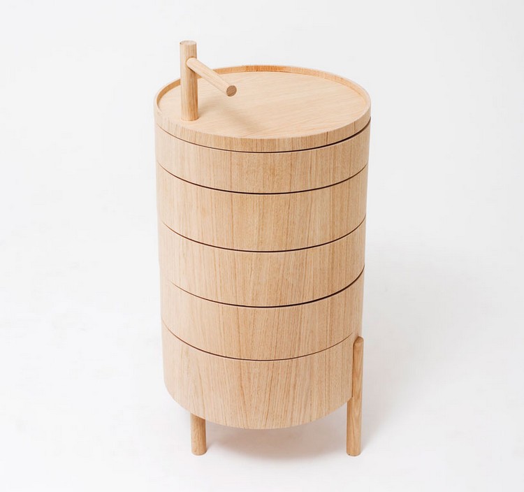 Bambusmöbel Design ideen-tomas-alonso-mushiki-stauraum-einheit