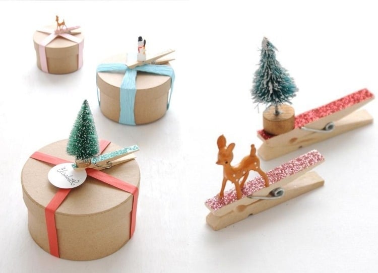 bastelideen-wascheklammer-weihnachten-geschenkverpackung-kreativ-karte