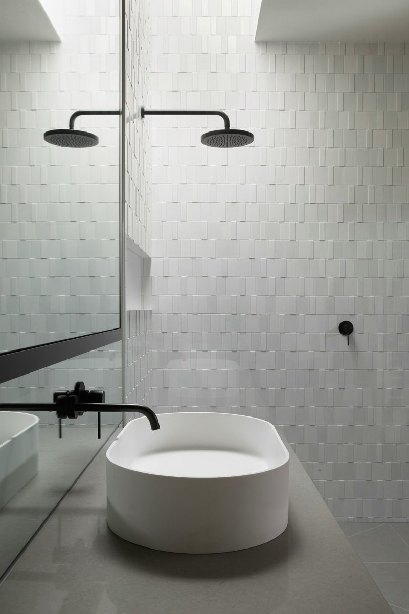 bodenbelag marmor holz wandfliesen 3d weiss modern waschbecken dusche