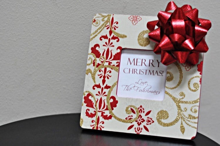 geschenkideen-weihnachten-selbermachen-bilderrahmen-rot-gold-motive-anleitung