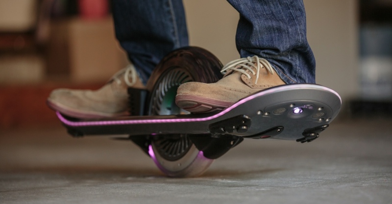 hoverboard design beleuchtung led pink app bedienung