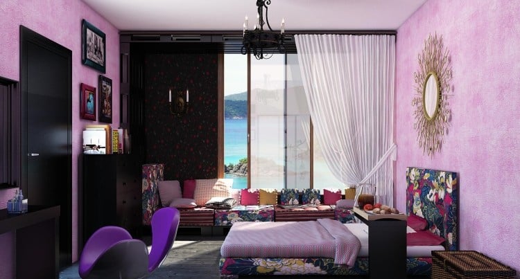 madchenzimmer-moebel-kinderzimmer-sets-gross-pink-schwarz-modern-extravagant-spiegel