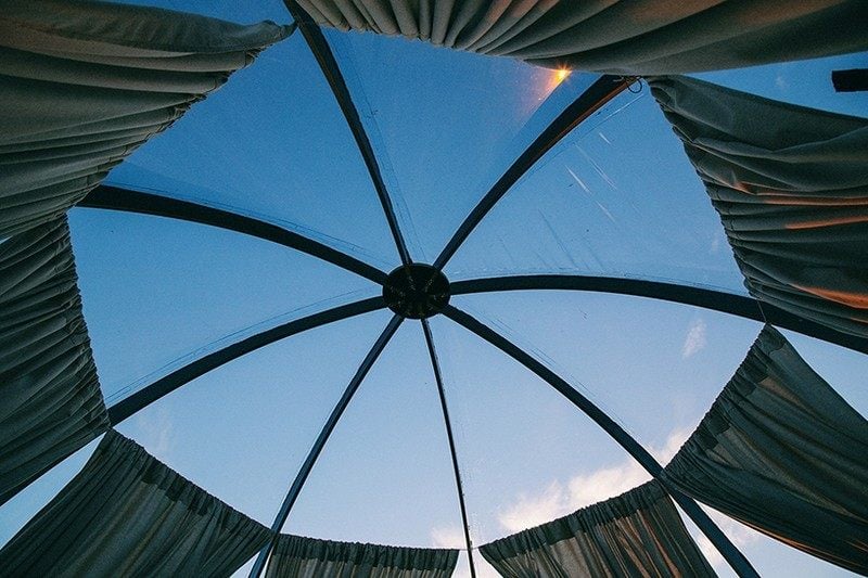 modernes kuppelzelt dach-transparenter-stoff-himmel