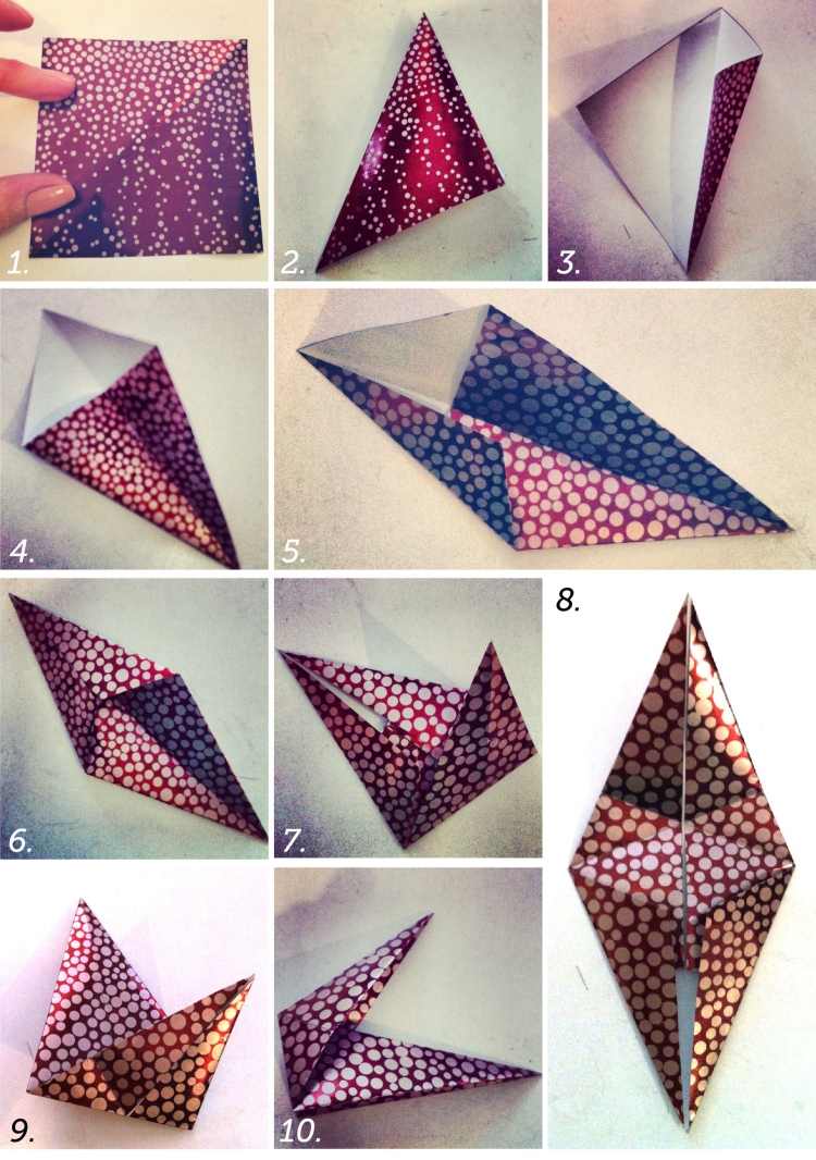 origami-weihnachten-stern-faltanleitung-sechs-zacken-deckopapier-punkten-glaenzend