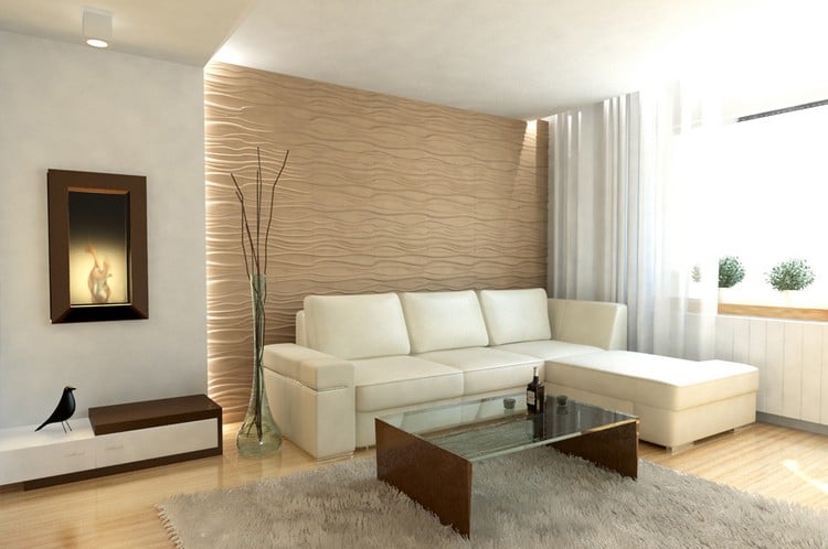 wandgestaltung-wohnzimmer-3d-wandpaneele-cappucchino-weisses-ecksofa-indirekte-beleuchtung