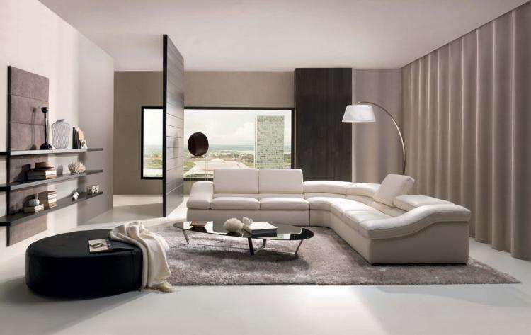 wandgestaltung-wohnzimmer-ideen-modern-hellgrau-minimalistisch-raumteiler-paneel