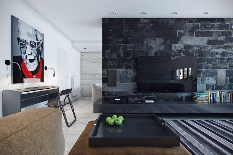 Wandgestaltung im Wohnzimmer