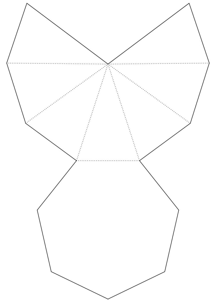 weihnachtsdeko-selber-basteln-modern-papier-hohlkoerper-vorlage-pyramide-falten-kreativ