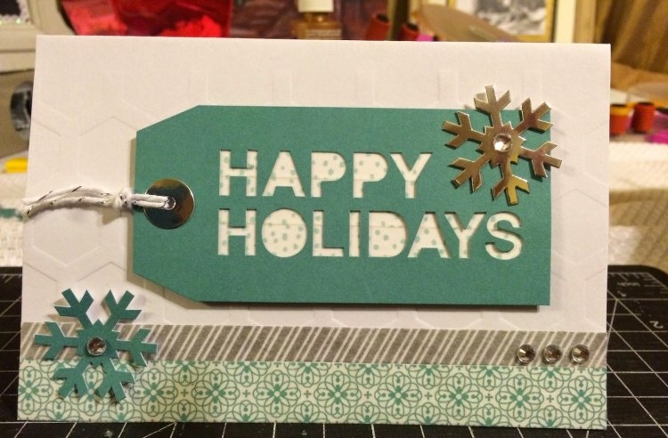 weihnachtskarten-selber-basteln-ideen-ausschneiden-dekopapier-schneeflocke-silber-tuerkis