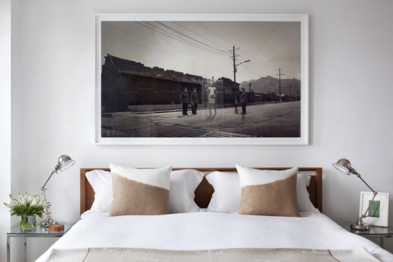 Bilder-Schlafzimmer-Wanddeko-Beispiel-modern