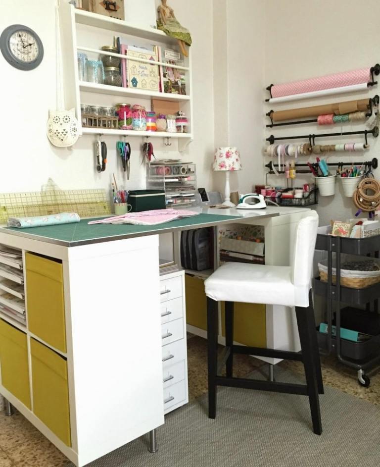 Ikea-Regale-Kallax-Home-Office-Schreibtisch-selber-machen