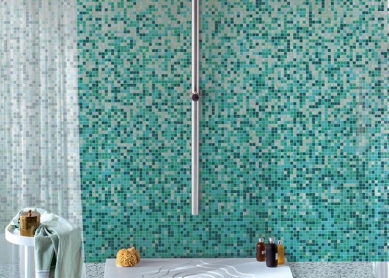 Mosaikfliesen-Gruen-gestalten-Wand-Deko-Ideen