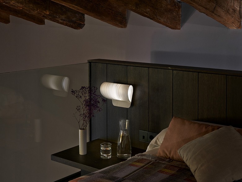 Wandleuchte-Holz-Schlafzimmer-Ideen-Design
