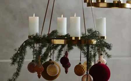 adventskranz hängend basteln inspirierende ideen