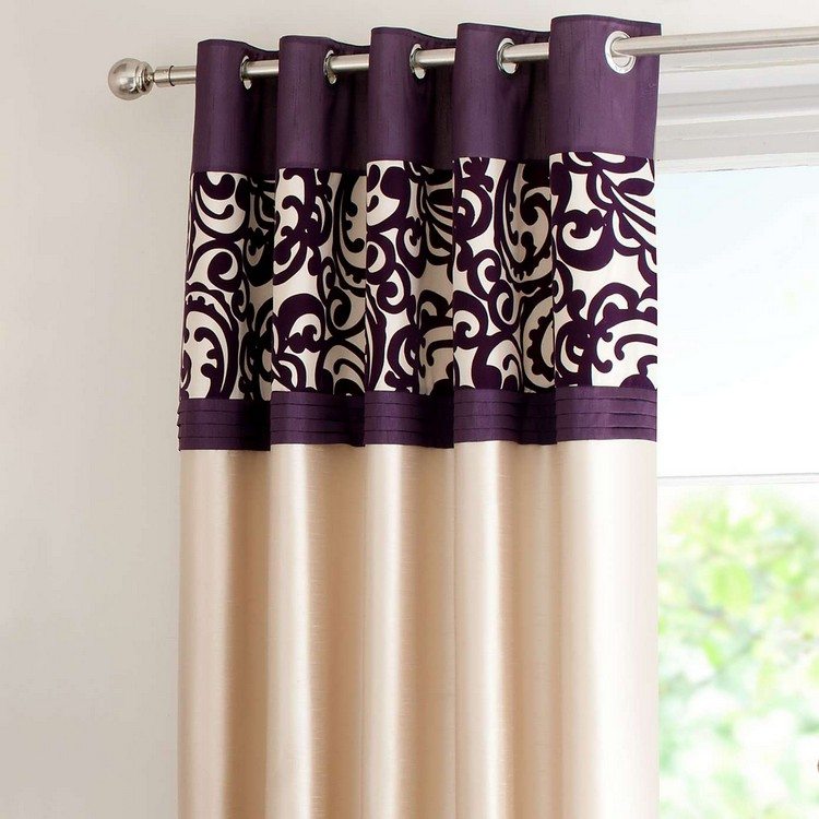 barock-gardinen-vorhange-satin-creme-lila-kombination