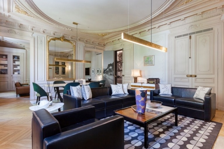 barock-trifft-moderne-paris-wohnzimmer-teppich-geometrische-figuren-muster