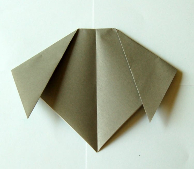 basteln origami tiere hundeohren selber machen spielen kinder