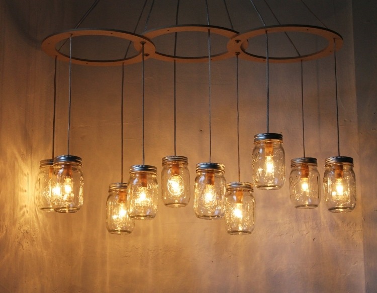 deckenlampe-selber-bauen-ideen-diy-glasdosen-haengeleuchten-transparent-vintage
