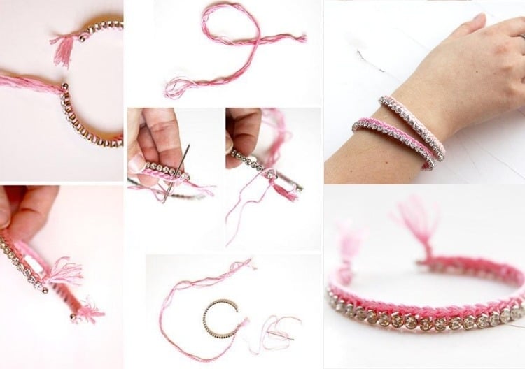 diy-geschenke-freundin-armband-pink-perlen-basteln-beste-freunde