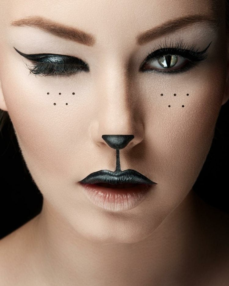 Halloween Gesichter schminken: 13 einfache Schminkideen mit Anleitung