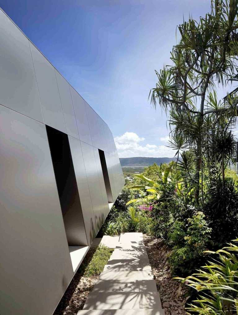interieur aus beton und granit fassade grau australien architektur