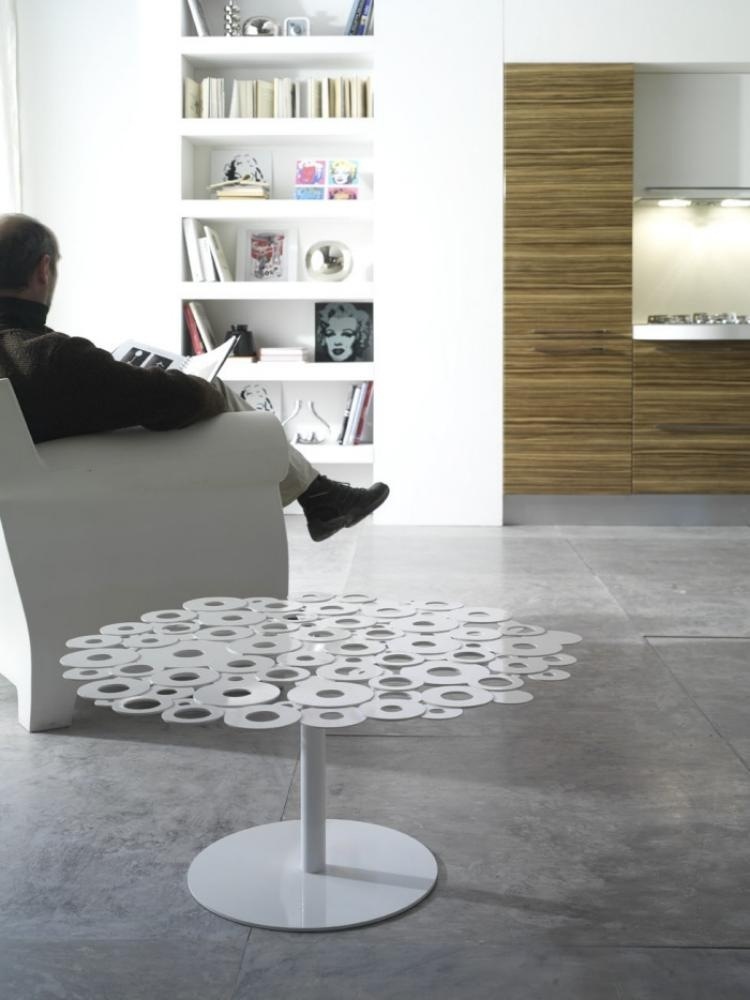 Italienische Designermöbel -kaffeetisch-beistelltisch-modern-filigran-rund