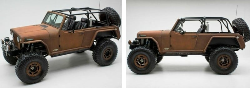 jeep tuning terra crawler rost optik attraktiv design reifen
