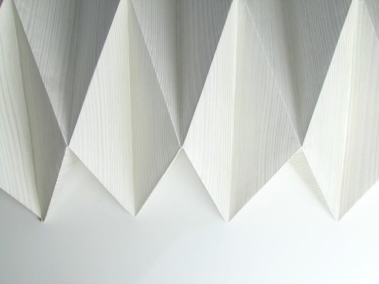 lampe-origami muster drachen falten weiss papier attraktiv