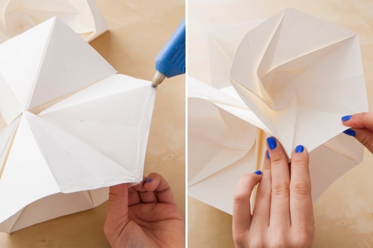 origami-lampe-diy-anleitung-karton-falten-kleben-heisskleber
