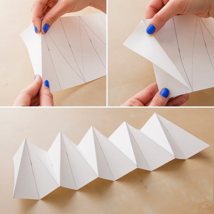 origami-lampe-diy-anleitung-papier-karton-falten-linie-weiss-selber-machen