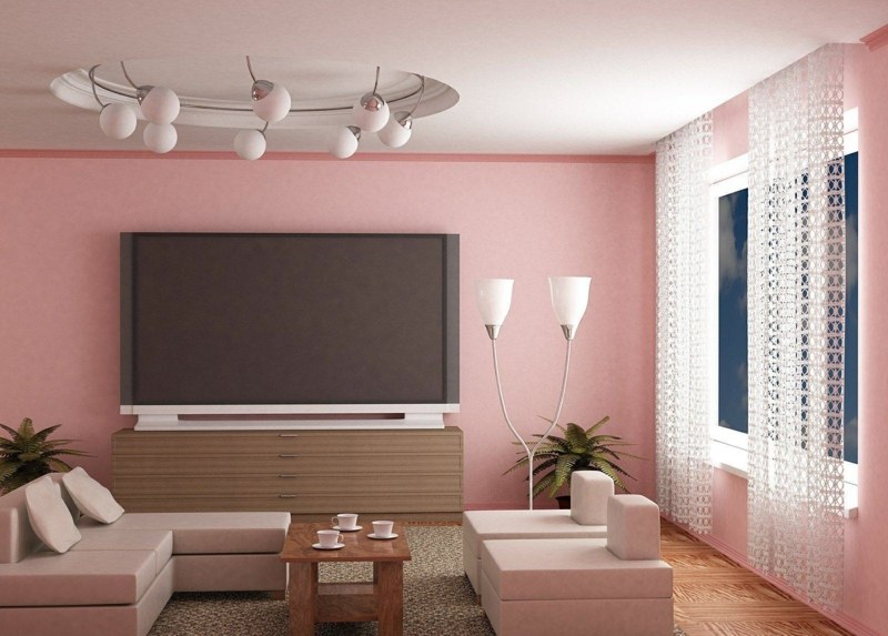 Wandfarbe Altrosa Gestaltung Eines Komfortablen Ambientes