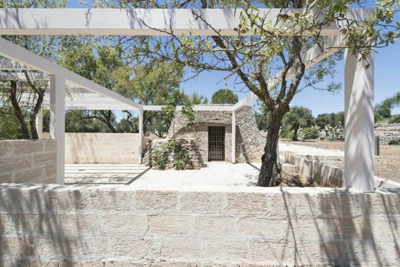 wandgestaltung stein italien haus design architektur mediterran