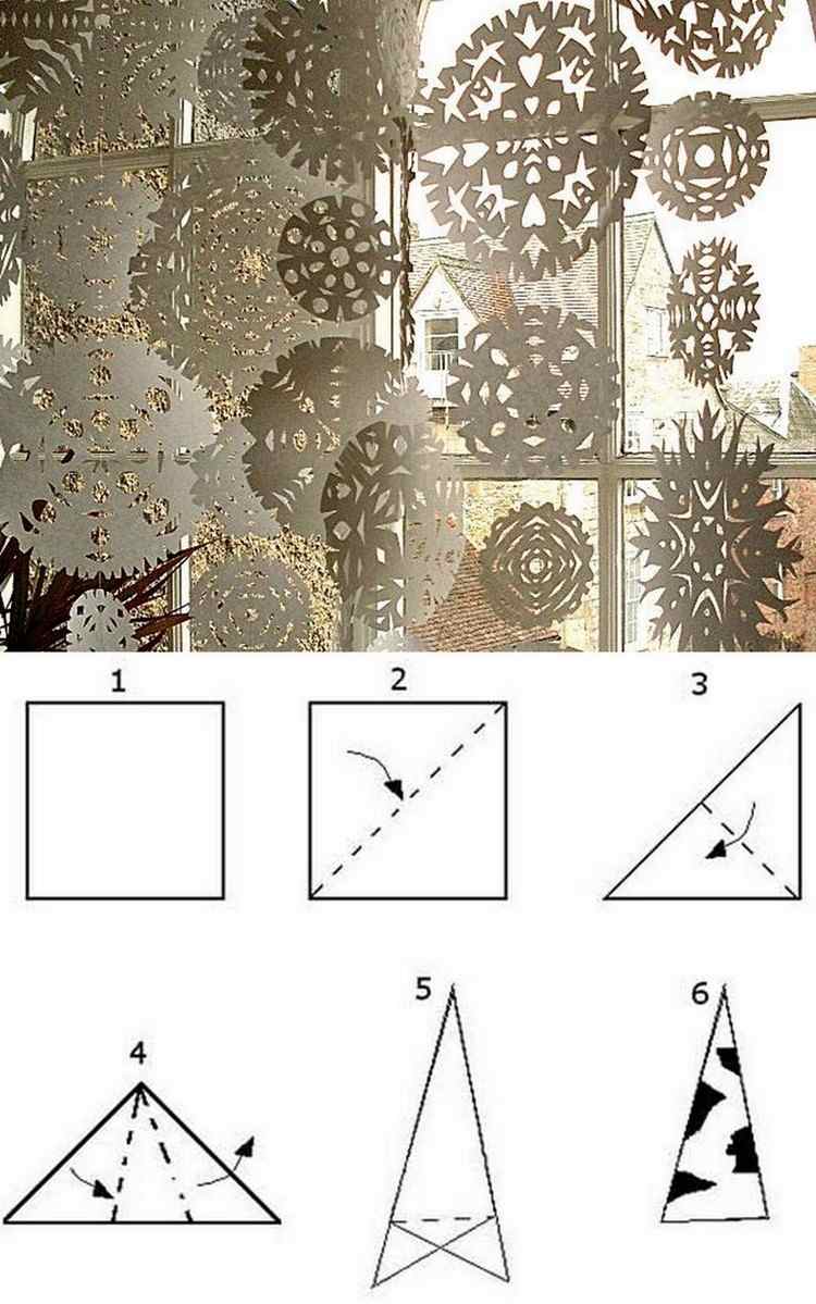 weihnachtsdeko-fenster-papier-schneeflocken-ausschneiden