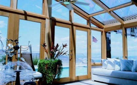 Wintergarten aus Holz selber bauen