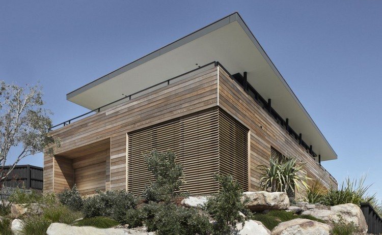 Zedernholz für Fassade sonnenschutz-lamellen-landschaftsgestaltung