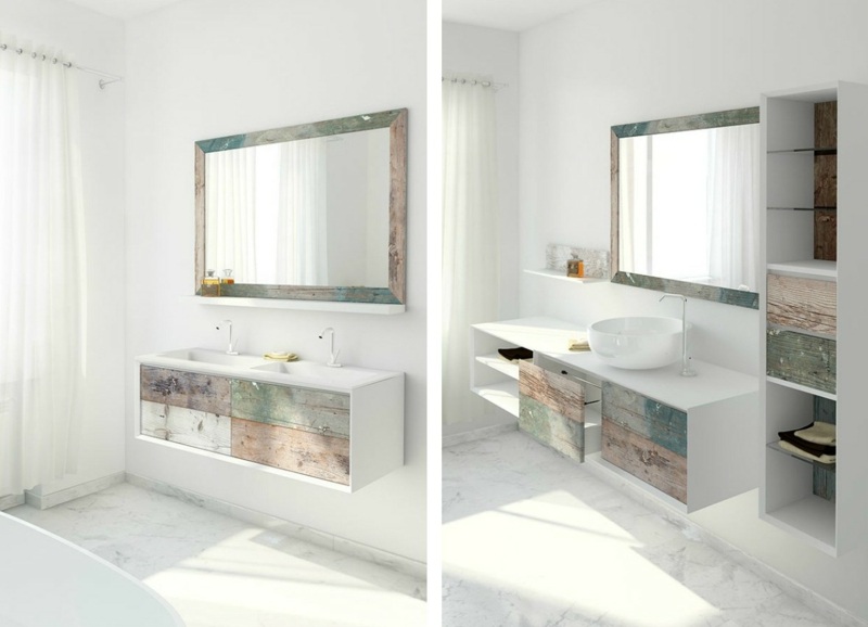 Moderne Shabby Badezimmer Möbel von Bianchini amp; Capponi