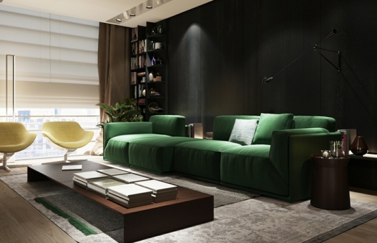 32 Ideen zu Sofa in Grün für die Wohnzimmer Einrichtung