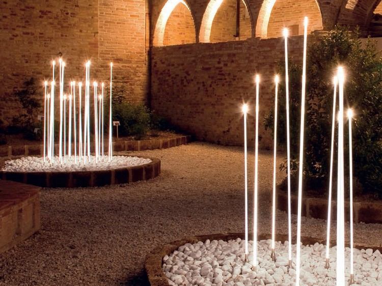 Robuste LED Außen Leuchte Garten Geh Weg Einbau Lampe Terrassen Boden Big Light 