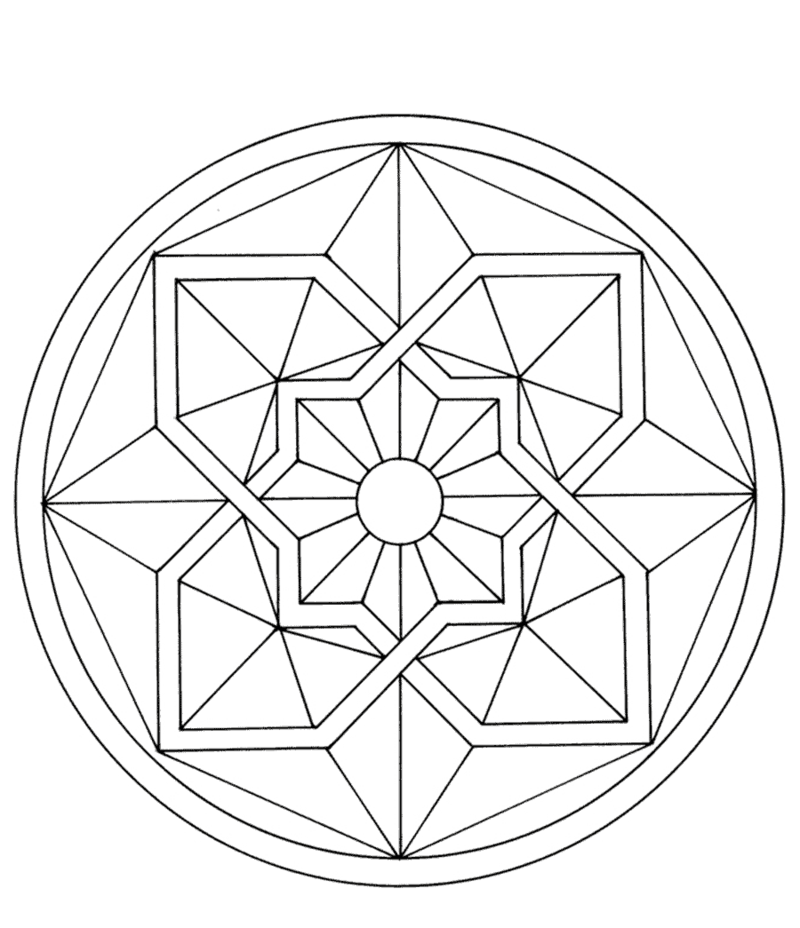 mandala vorlagen stern schlicht bild geometrisch kreis mitte