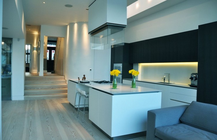 moderne-architekturperlen-einfamilienhauser-wohnkueche-kochinsel-schwarz-weiss