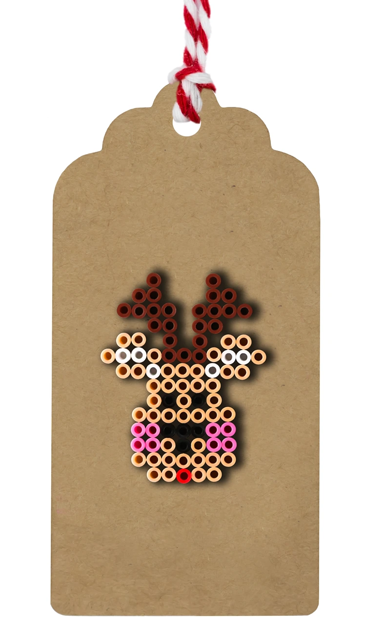 rentier aus bügelperlen