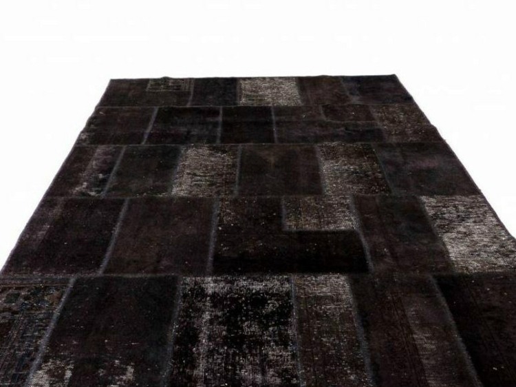 teppich patchwork monochrom farben grau schwarz ebru fussboden deko
